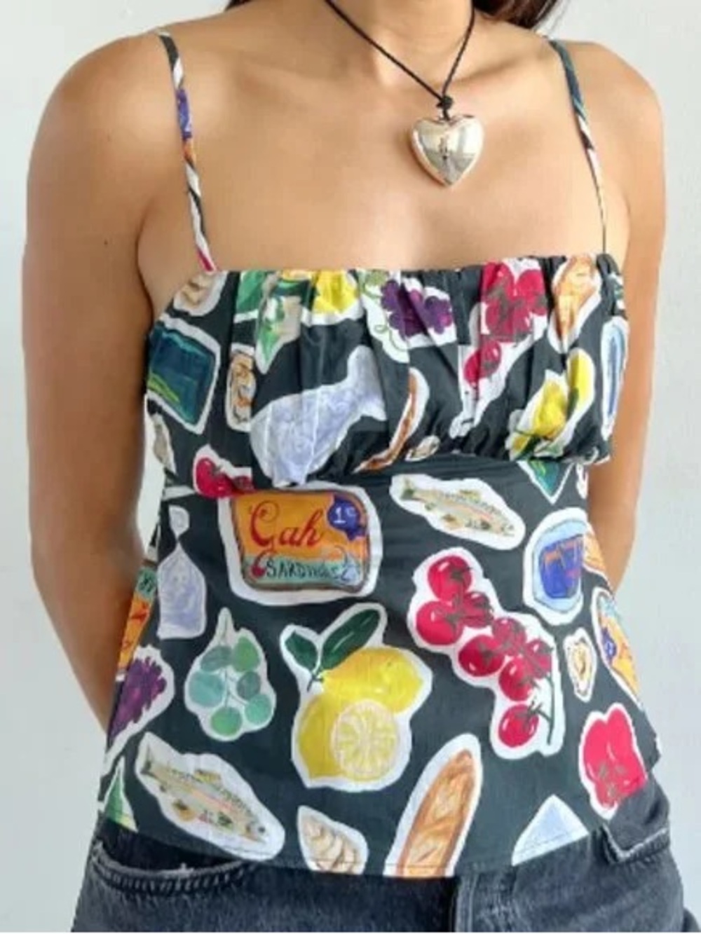 Cleo Cami LISA SAYS GAH - Italian Summer Black NWT